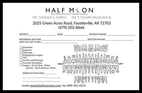 Referral Card Fayetteville